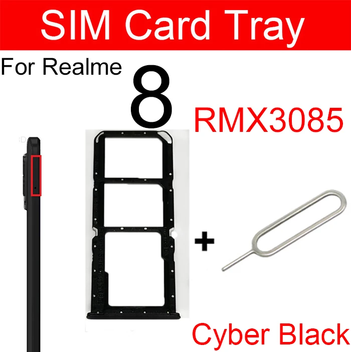 VASSOIO SIM COMPATIBILE PER REALME 8 PRO BLU INFINITO SCHEDA SD RICAMBIO