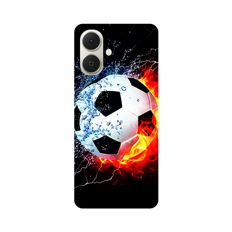 Football Silicone Soft Back Cover for Tecno Spark Go 2 - Stylish Protective Case