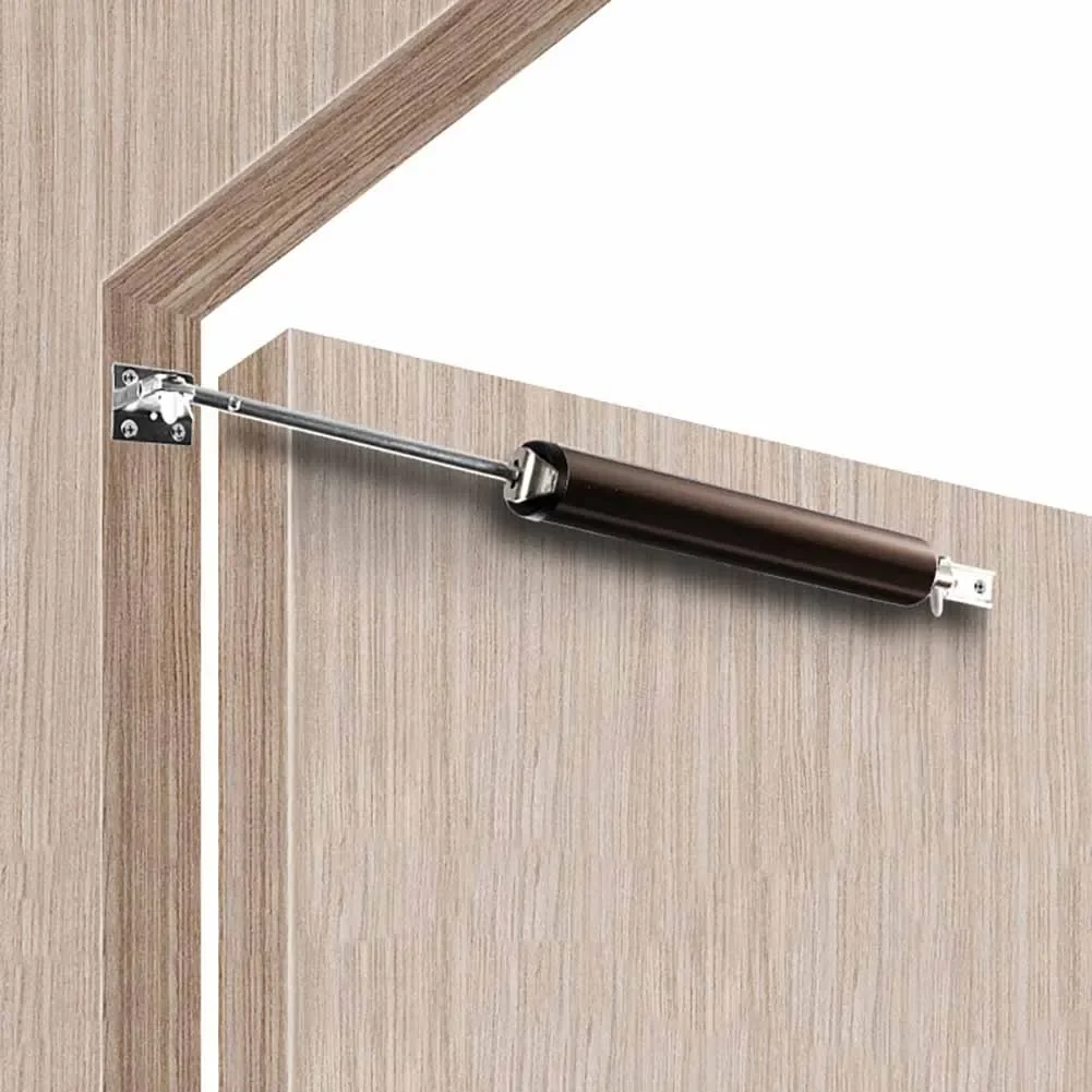 Aluminum Alloy Automatic Door Soft Close 35KG Positioning Metal Automatic Door Closer Soft Close Closers Furniture Hardware