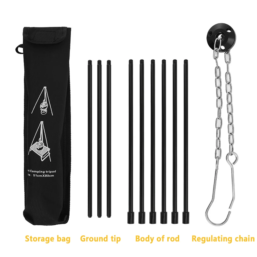 Aluminum Camping Tripod Stand 2