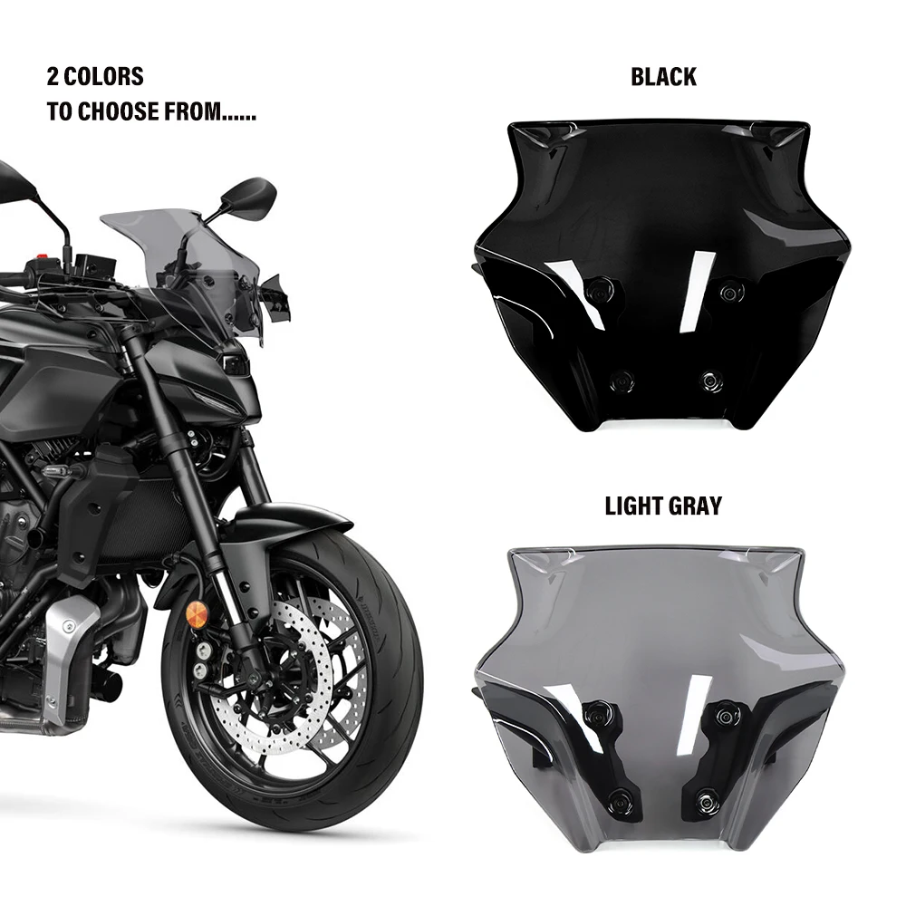MT-07 2021-2023 Windshield For Y&amaha MT07 MT-07 FZ-07 - View #7