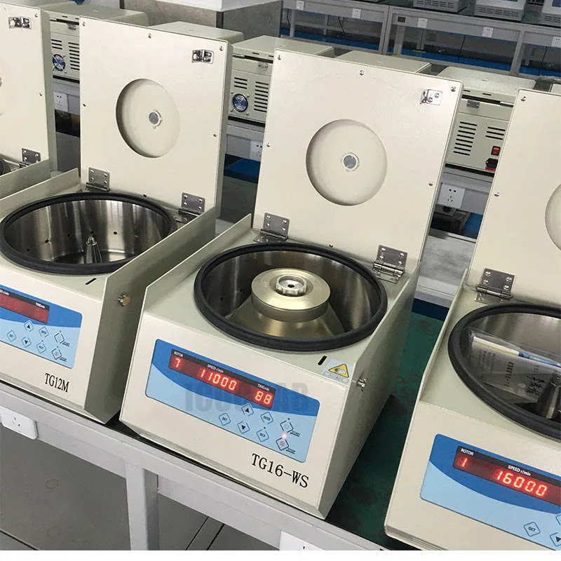 High Speed Laboratory Tabletop LED Digital Display Centrifuge Machine with 6x50ml Angle Rotor TG16-WS