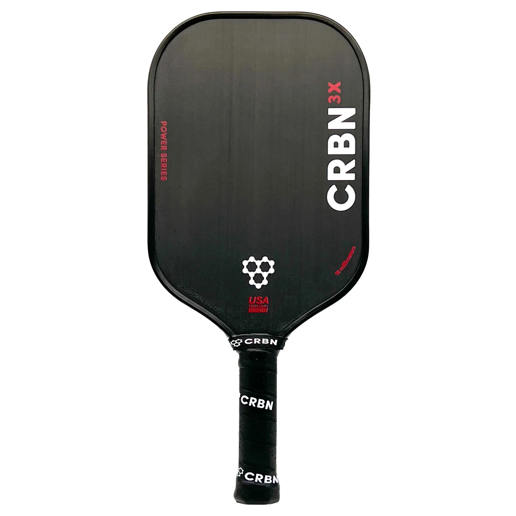 

CRBN 3x power series 16mm pickleball paddle T700 Toray Carbon Fiber Surface Hybrid paddle Increased Power & Feel USAPA Approve