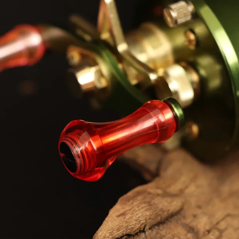 Aioushi Fish Wheel Modified DIY Transparent Small Handle Pill grip rocker arm Accessories fishing tackle accessory