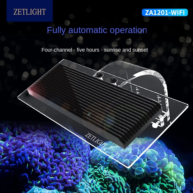 Zetlight Za-1201Ai Led Light Coral Grow Marine Reef Tank White Blue Aquarium Fish Tank Sps Lps Color Grow