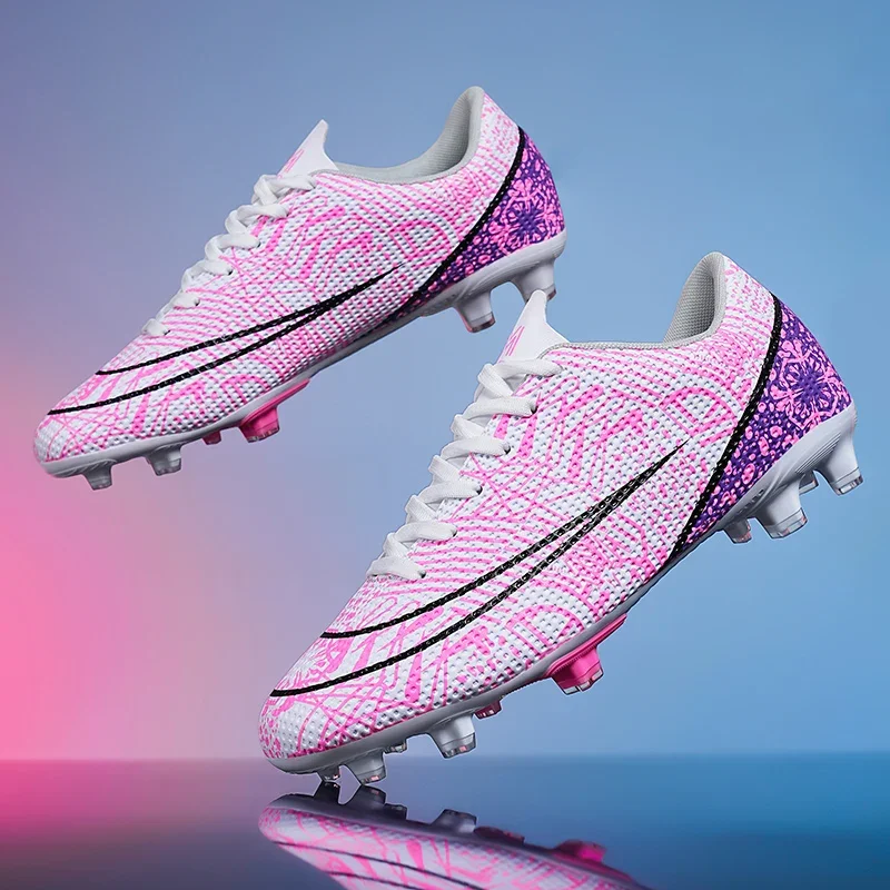 Men Society Football Shoes Resistant TF/FG Cleats Students Training Boy Soccer Shoes Comfortable Outdoor Sneaker Football Boots