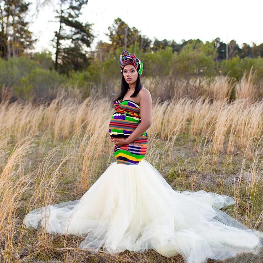 

Maternity Dress Printing Stitching Pregnancy Dress Pregnant Maxi Gown Women Dress Sexy Photo Shoot Photography Props Clothes