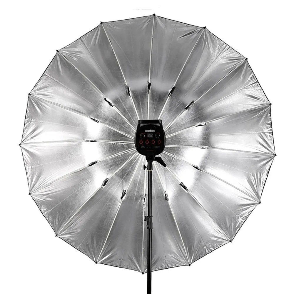 Godox-70 인치 178cm 실버 블랙 반사 우산 조명 대형 디퓨저 커버 포함, 라이트 우산