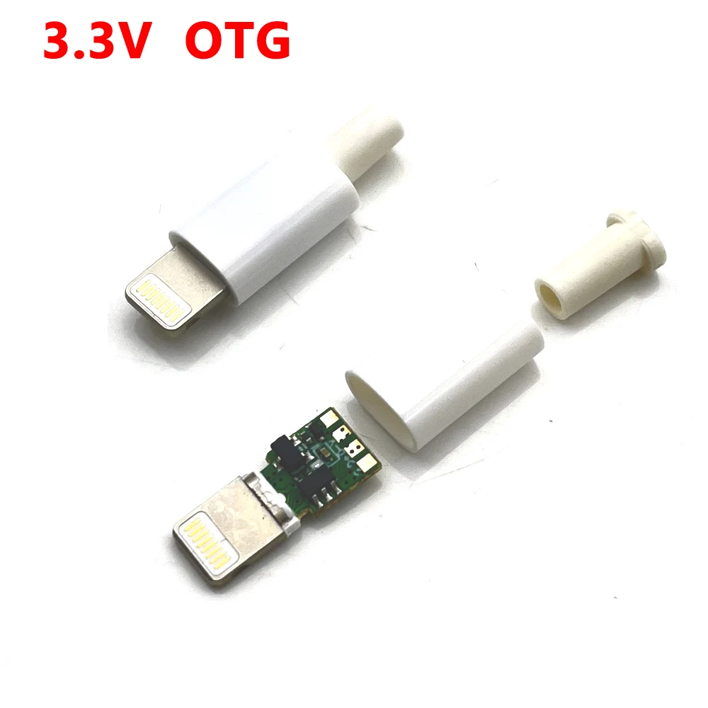 

1 компл. IOS Штекерный разъем Сварка 3,3 В OTG линейный интерфейс молния USBFor электронный орган радио U диск DIY адаптер для наушников