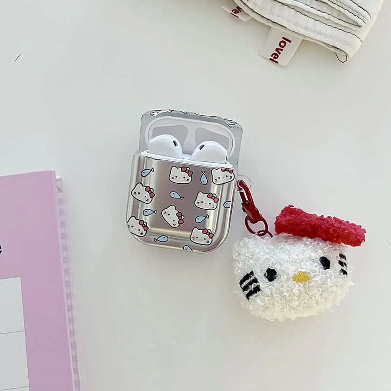 

Kawaii Sanrio Headphone Cases Hello Kittys Accessories Cute Cartoon Anime Airpods Pro12Airpods3 Anti-Fall Toys for Girls Gift