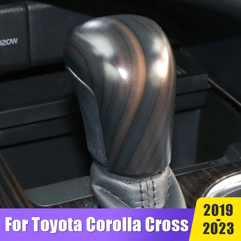 Per Toyota Corolla E210 Yaris Corolla Cross 2019- 2021 2022 2023 Copertura Di Protezione Della Manopola Del Cambio Dell'Auto Trim Sticker Accessori