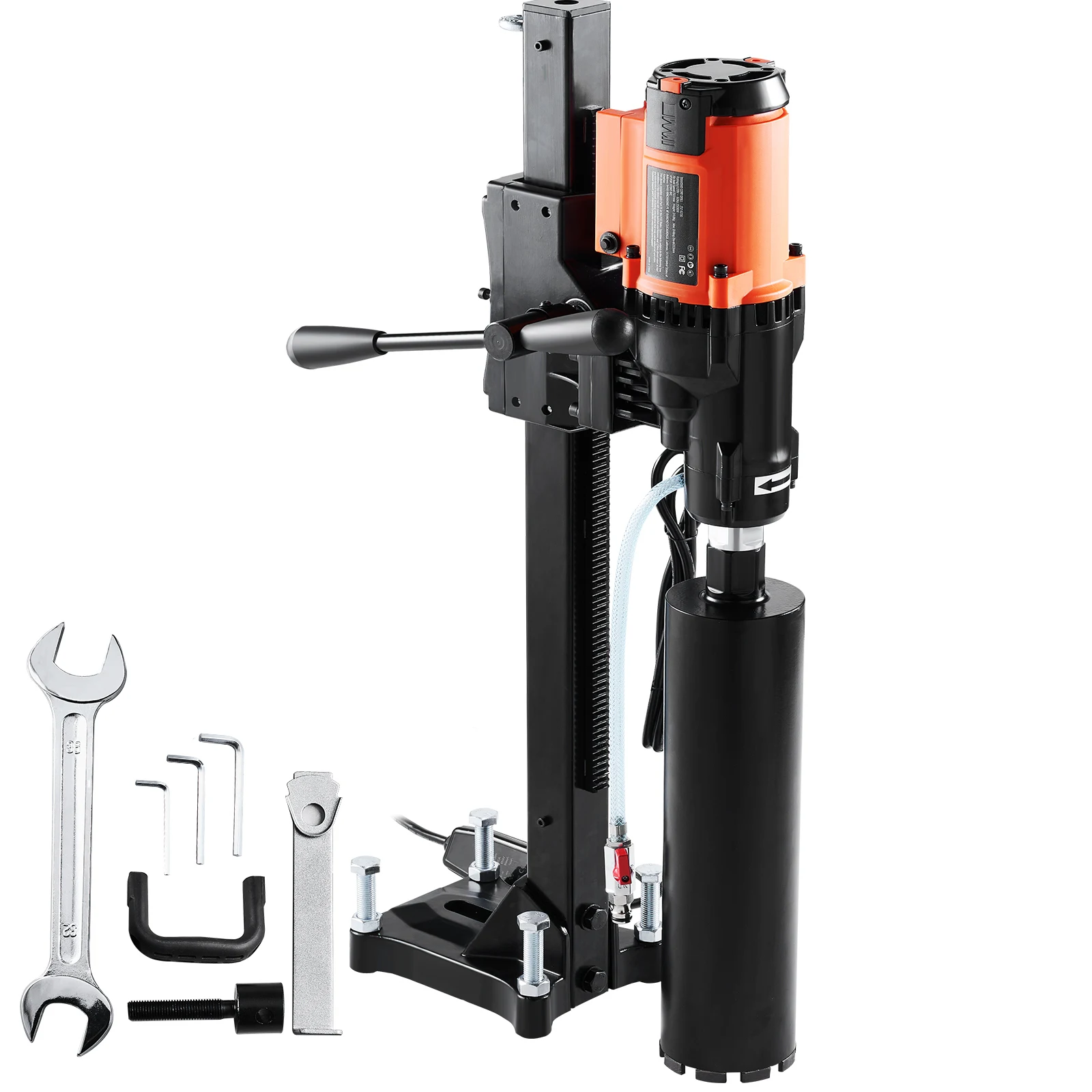 SucceBuy 3200 W 750RPM Wet/Dry Diamond Core Drill Machine Concrete Drill Rig Stand Industrial Wet Electric Core Drilling Machine