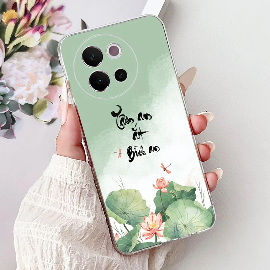 Fashion Flower Butterfly Clear Silicone Phone Case - Soft Bumper Cover for 6.78 Inch Smartphones