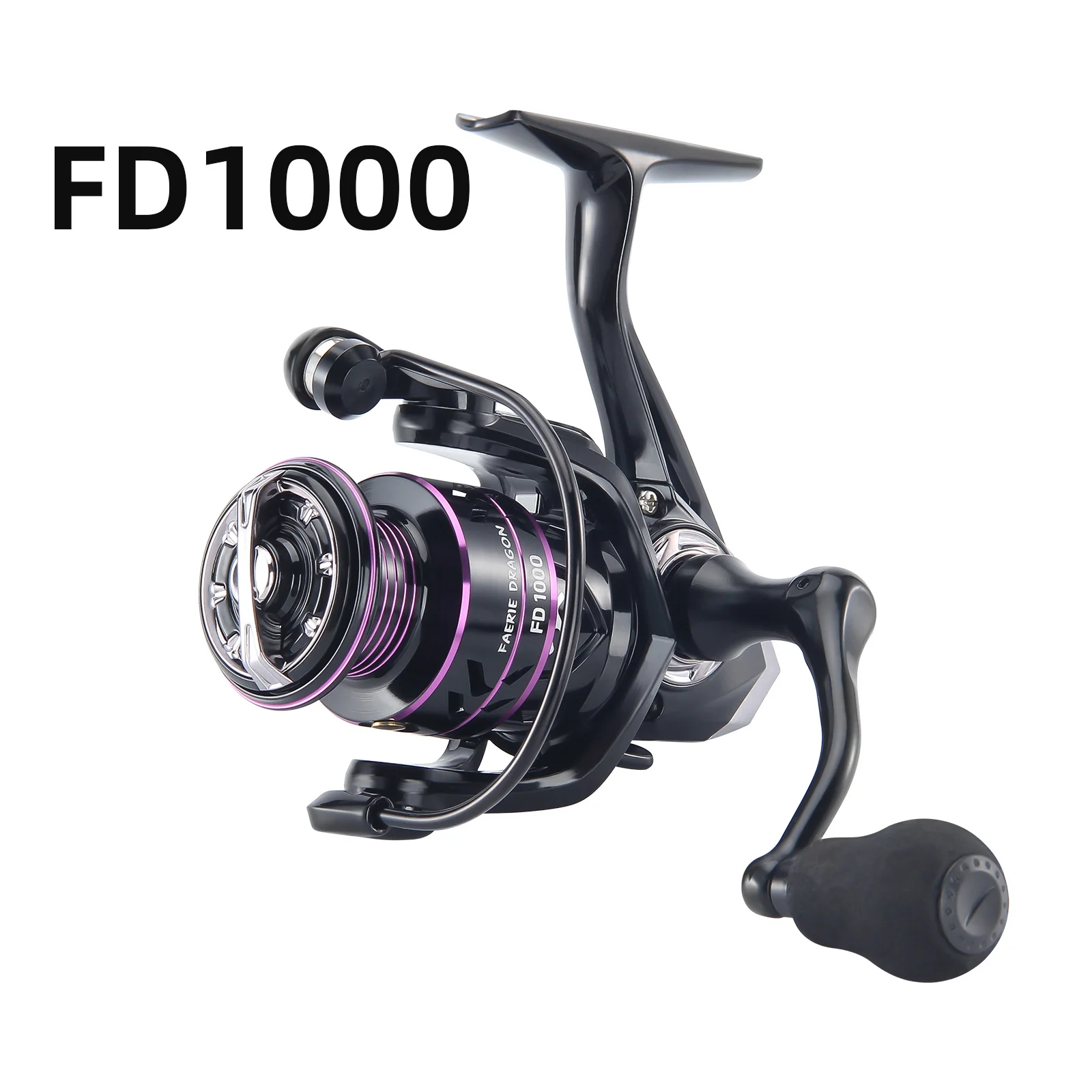 HAUT TON FD 1000/2000/3000 High Speed 6,2:1 Übersetzungsspinnrolle 10 kg Max Drag EVA Grip Pille Metallspule Perfekte Angelausrüstung – Detail 2