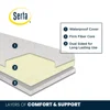 Serta SleepTrue Sparkling Sky 5" Dual-Sided Crib & Toddler Mattress - Sustainably Sourced Fiber Core - Waterproof - Lightweight 4