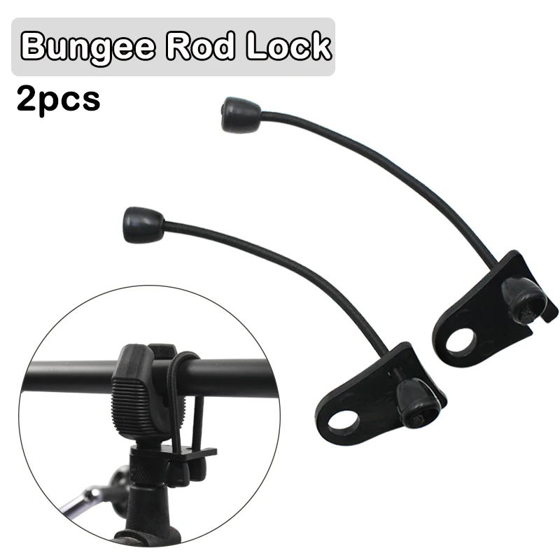2x Karpfen Angeln Werkzeug Bungee Rod Lock Kunststoff Stange Sicher Für Karpfen Angelrute Tackle Zubehör Ausrüstung – Detail 1
