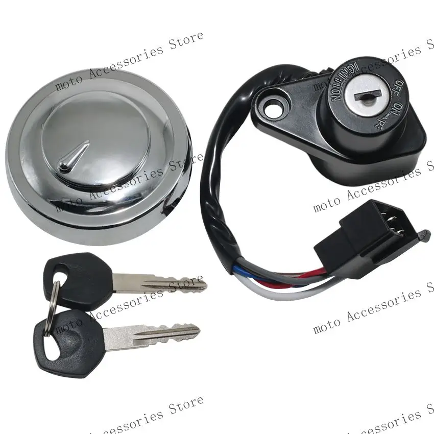 

Motorcycle Fuel Cap Seat Lock Ignition Switch With Key Kit For Kawasaki VN900 Vulcan 900 Classic LT Custom 27005-0032 51049-5001