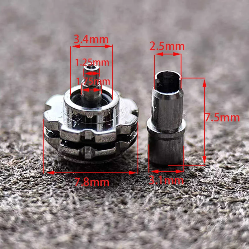 Applicable Tag Heuer WAZ2011 series watch head tube red silver black wire silver timing button accessories machinerymechanical