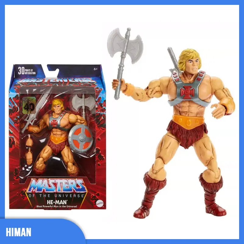 

[In Stock] Original Masters Of The Universe He-Man Action Figure Classics Anime 40th Unniversary Edition Model Toys