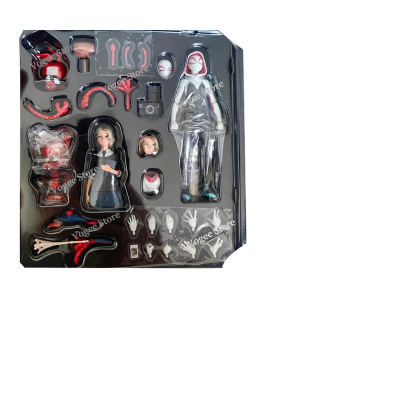 Marvel Spider-man figuras de acción Miles Morales Gwen Stacy Spider-man a través del Spider