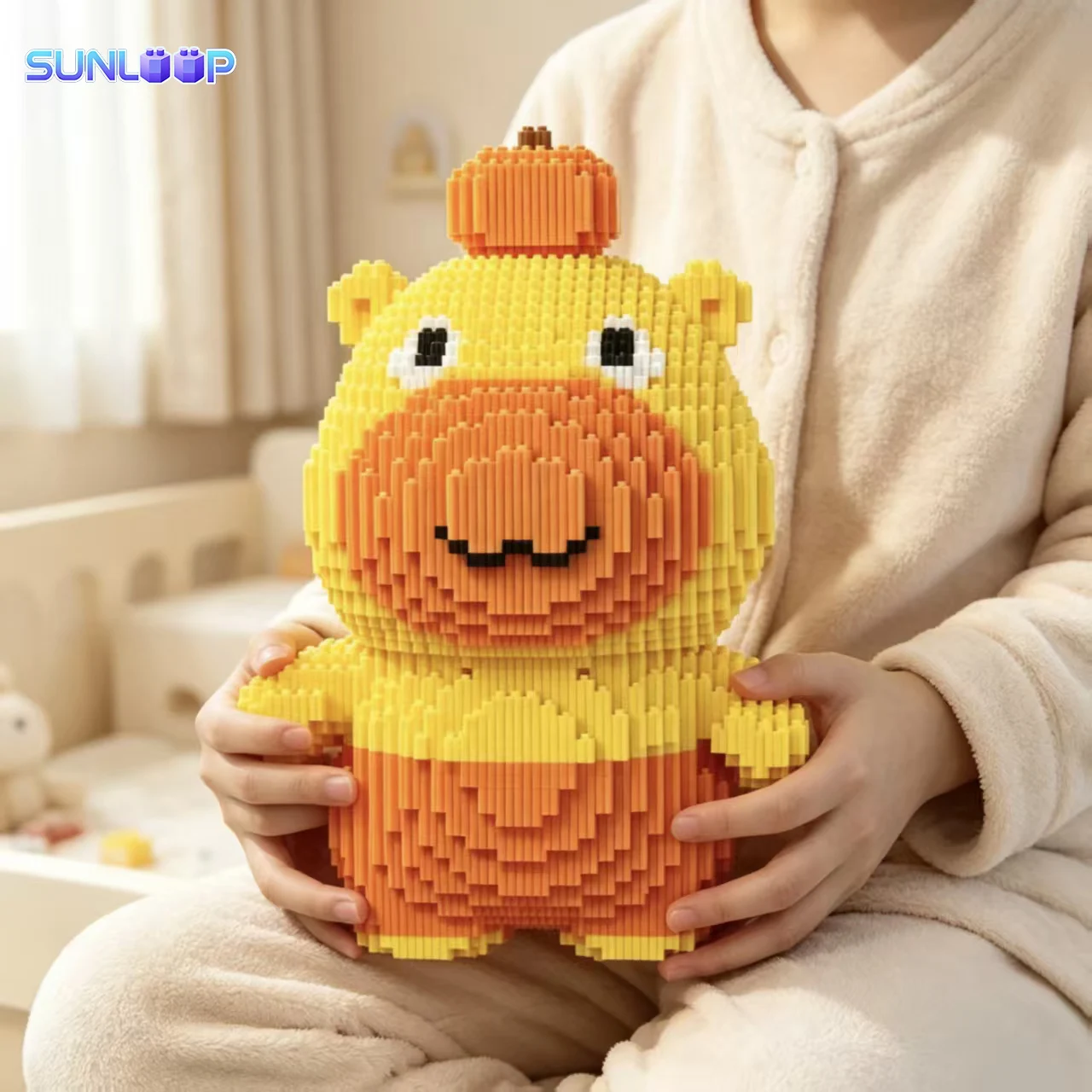 Giant Capybara Building Blocks Set for Kids - Creative Construction Toy and Home Decor