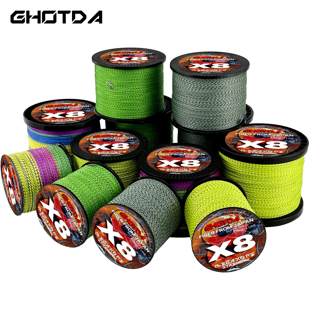 GHOTDA Speckled Invisible 8 braided Fishing Line 1000M – Tackle King