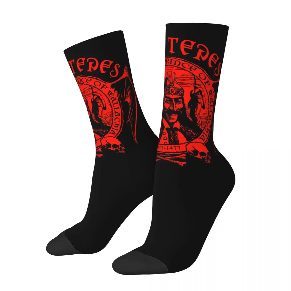 

Vlad The Impaler. Dracula Unisex Winter Socks Running Happy Socks Street Style Crazy Sock