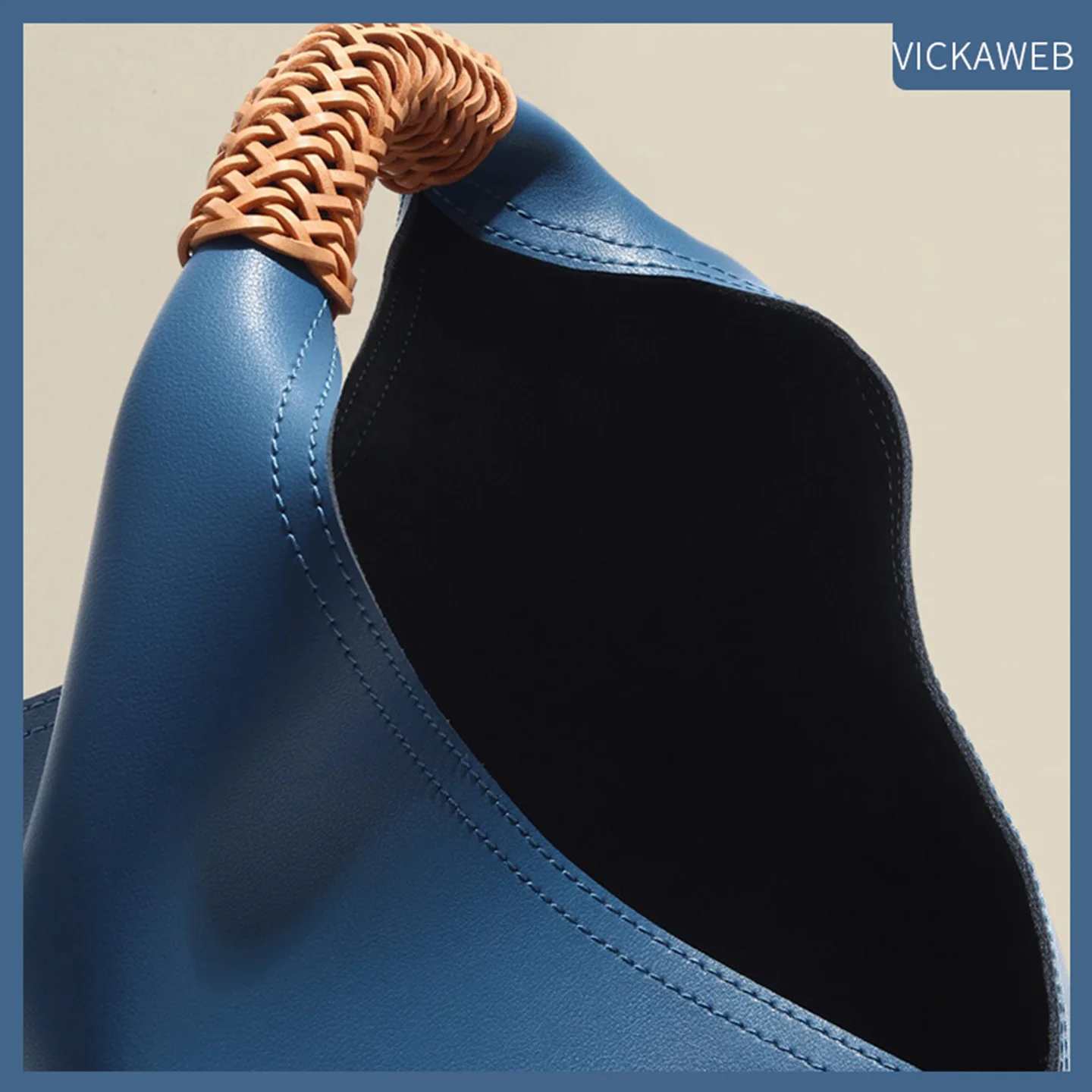 Borse a Spalla da Donna in Vera Pelle 100%, Borsa a Secchiello Femminile alla Moda, Shopper di Design, Borse a Mano di Marca Trendy - immagine 5