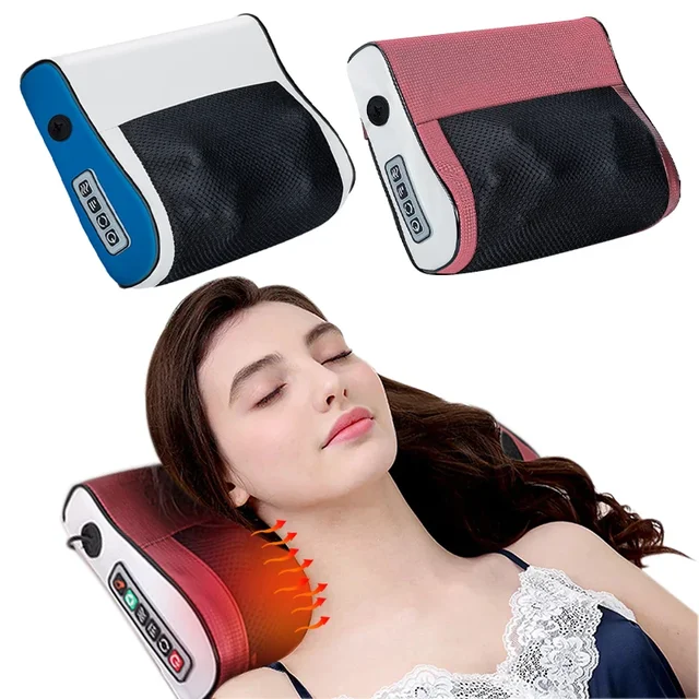 Multi Functional Neck and Shoulder Massager Household Neck and Back Kneading Tool with Multiple Adjustable Hot Compress Massage 1