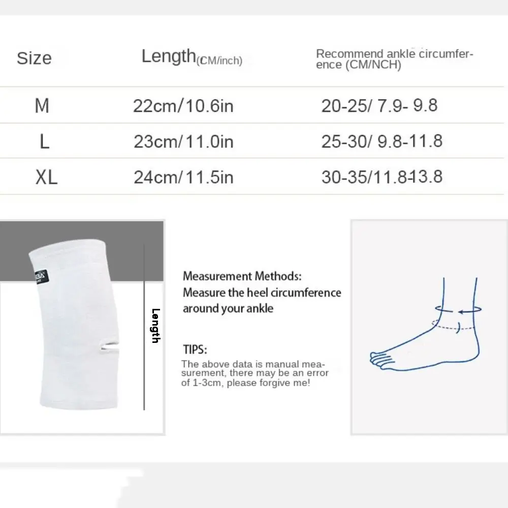 Compression Strap Durable Nylon Ankle Support Black White Khaki M/L/XL Ankle Brace Elastic Achilles Tendon Brace Foot Sprain ankle support ankle straps fitness ankle straps ankle support brace