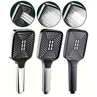 3 Mode Adjustable Shower Head Rainfall Shower Large Flow Showerhead High Pressure Water Saving Shower Mixer Bathroom Accessories 1