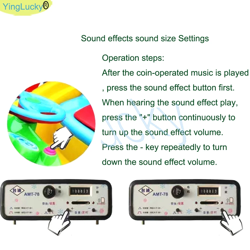 Description Picture 5 of item12 hole kiddie rides game machine controller kiddie rides controller box, coin operated games