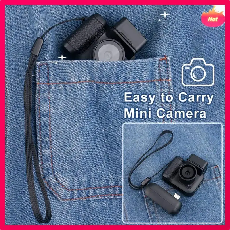 AYHF Monoreflexes Style Mini Camera HD1080P CMOS With LCD Screen Flash Lamp And Battery Dock Portable Video Recorder DV