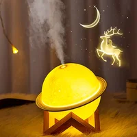2021 Ultrasonic Mini Air Humidifier 200ML Aroma Essential Oil Diffuser for Home Car USB Fogger Mist Maker with LED Night Lamp 1