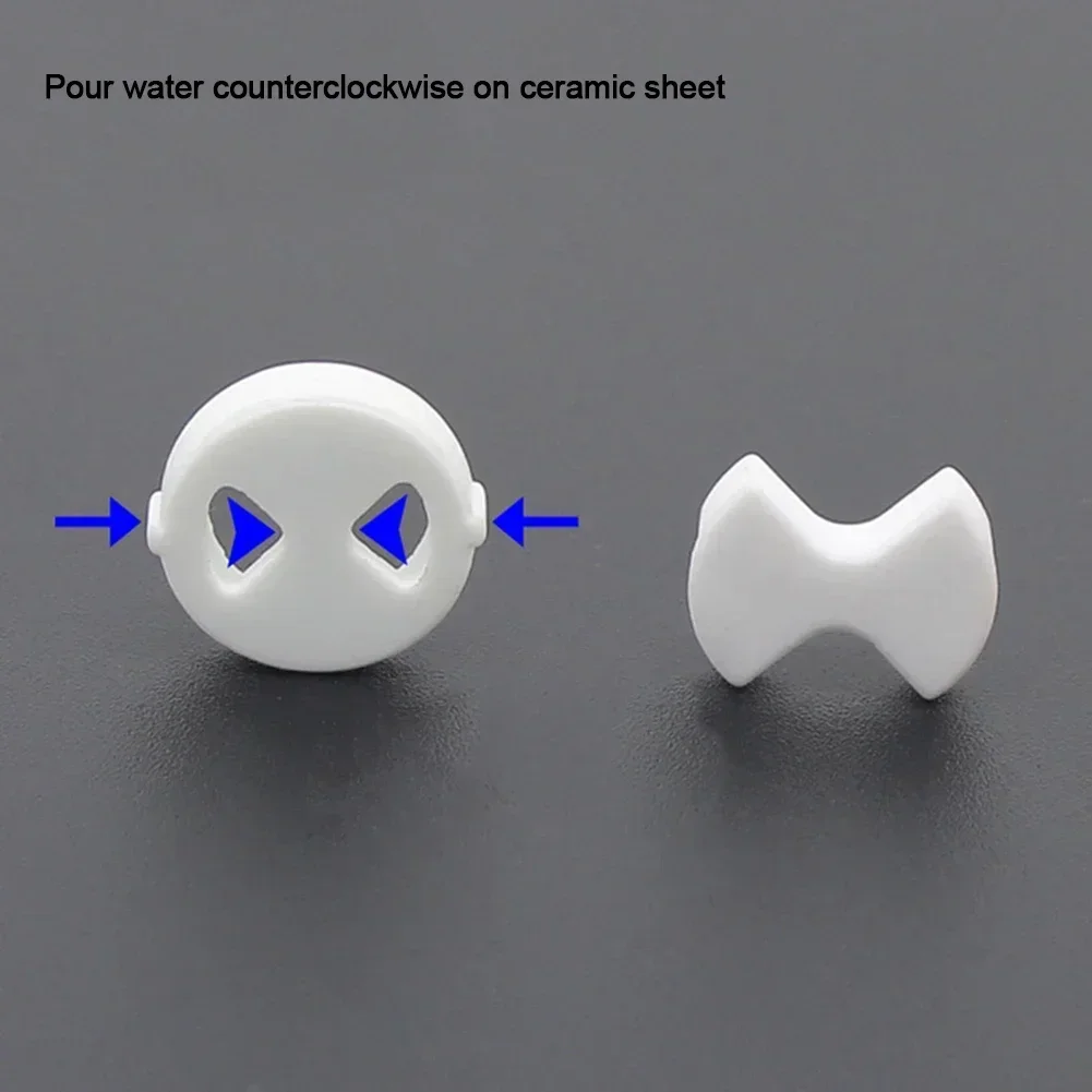 Bathroom Faucet 10X Brass Earthenware Valve Core Faucet Accessories Ceramic Threaded Pieces Home Improvement