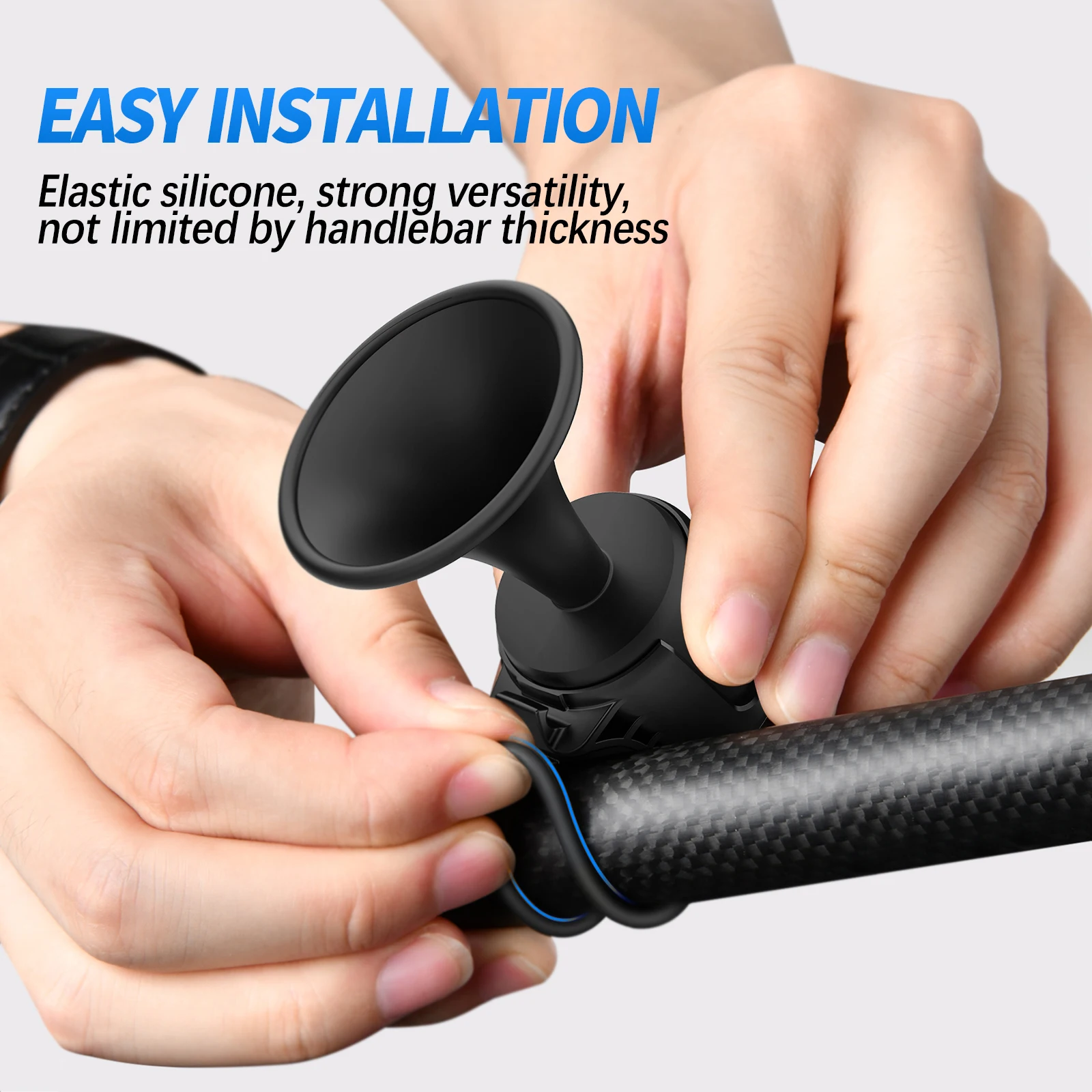Scooter Bicycle Electronic Bell 120 DB E-bike Siren Trumpet Alarm Cycling Audio Warning Alert Safety Riding Bike Part bicycle bell bicycle accessories bicycle horn bicycle alarm