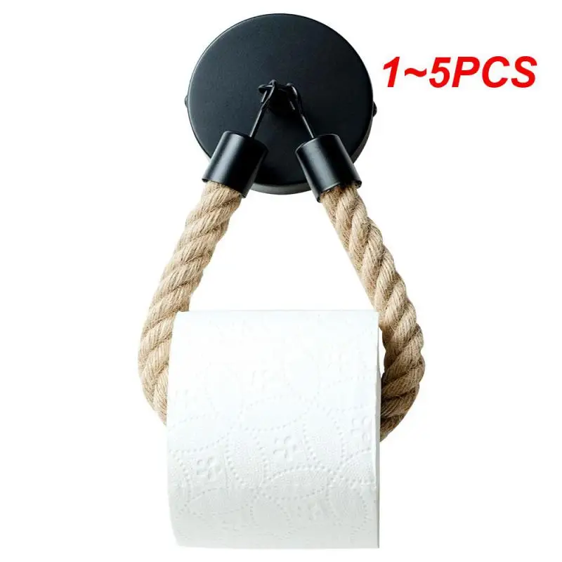 

1 ~ 5 шт. гостиничный винтажный Органайзер для ванной подвесная веревка в скандинавском стиле ручное плетение без перфорации стойка гобелен макраме полотенце туалетная бумага