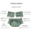 Washable Incontinence Underwear for Elderly, Adult Reusable Diaper Pants, Leak-Proof Briefs, Absorbent Protection for Seniors 5