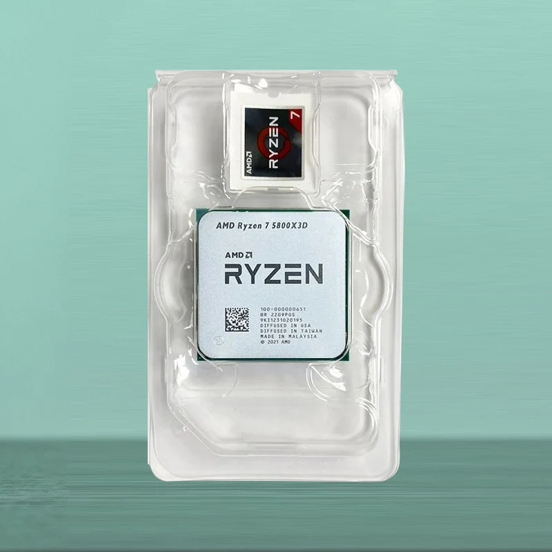 AMD New Ryzen 7 5800X3D R7 5800X3D 3.4 GHz 8-Core 16-Thread