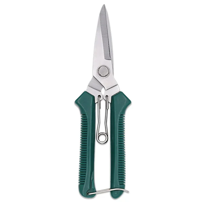 190mm Pruning Shears Garden Scissors Non-slip Handle For Bonsai Garden