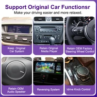 AUTOTOP 8.8 "sans fil CarPlay Android Auto affichage multimédia de voiture pour BMW série 3 E90 E91 E92 E93 série 5 E60 E61 écran tactile 4