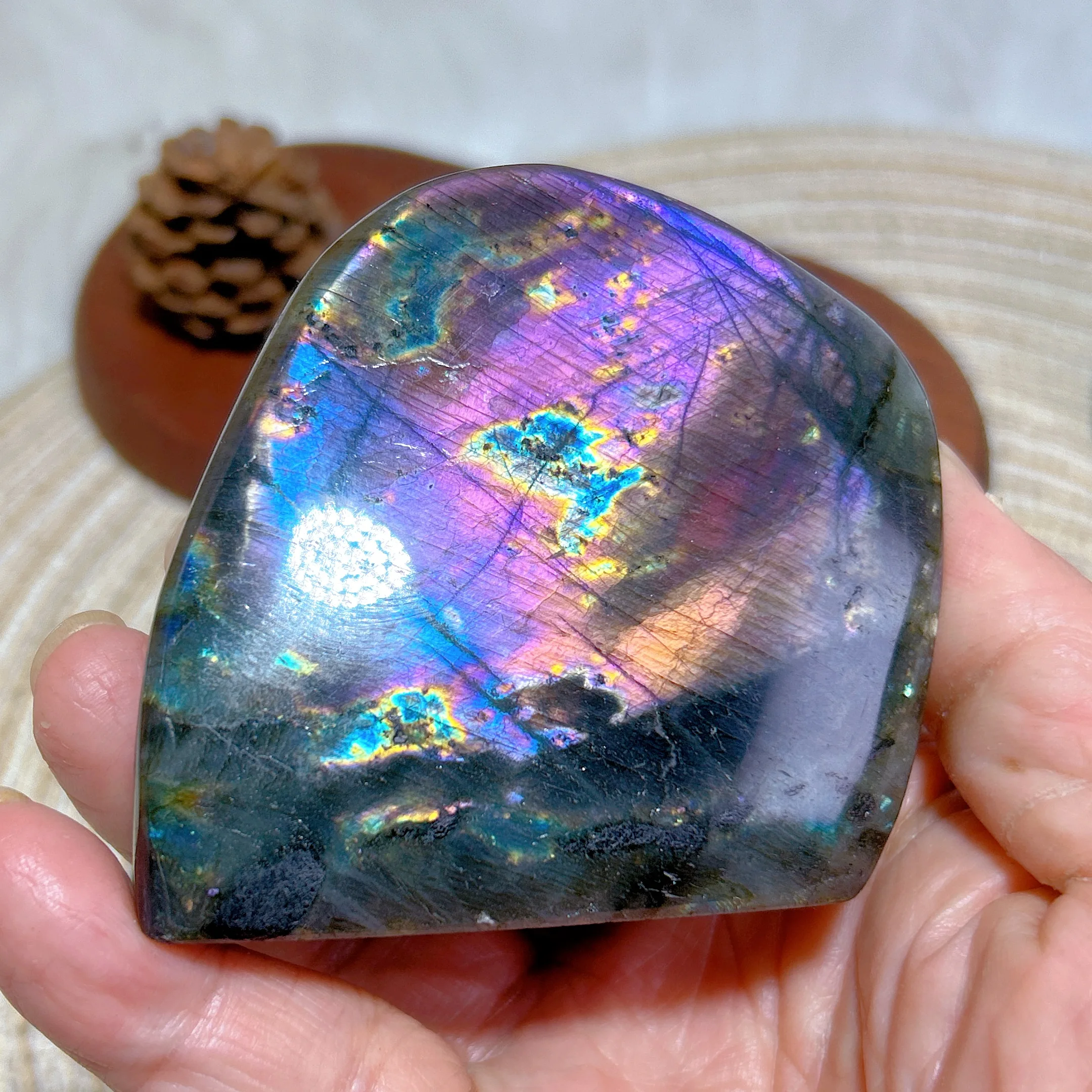 Healing Natural Crystals Purple Blue Labradorite Free Form High Quality Gemstones Ore Mineral Home Decorations Room Decor Gifts 3