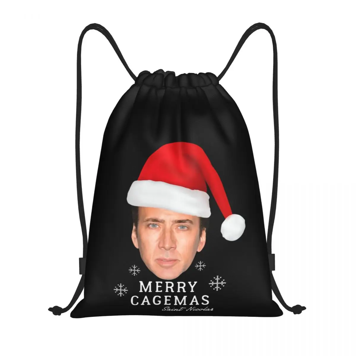 

Nicolas Cage John Travolta Face 18 Novelty Drawstring Bags Gym Bag Field pack Sports activities Backpack Graphic