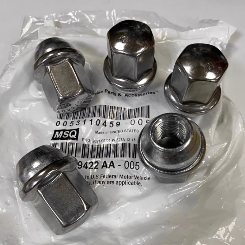 5PCS Original genuine For Wrangler JL Gladiator Factory Take Offs Only 500 Miles Lug Nuts 6509422AA