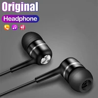 3.5mm Wired Headphones In Ear Headset Wired Earphones with Microphone Bass HiFi Stereo Earbuds Sports In-line Control For Phones 1