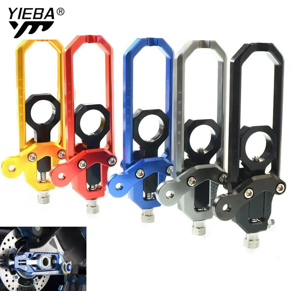 

Motorcycle Tensioner Catena Rear Axle Spindle Chain Adjuster Parts For BMW S1000RR 2009-2016 S1000R 2014 2015 HP4 2012 2013 2014