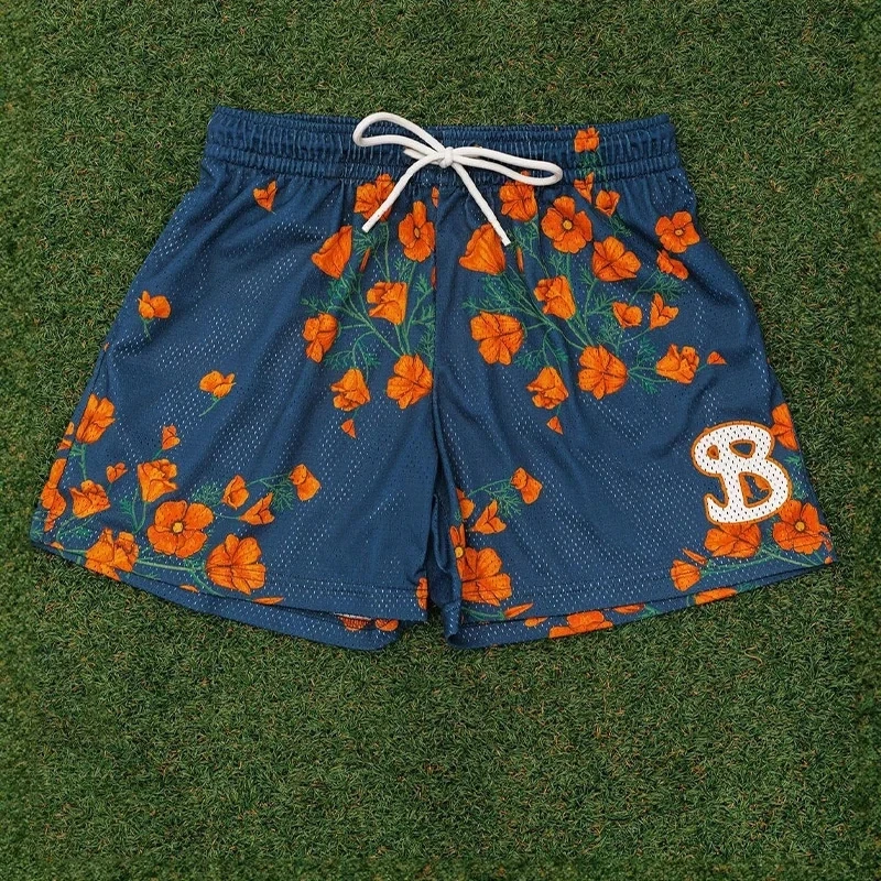 BUCKETSQUAD Summer Men Basketball Shorts Men's Mesh Sweatpants Gyms Loose Fitness shorts Quarter Knee Outdoor Sports shorts 6