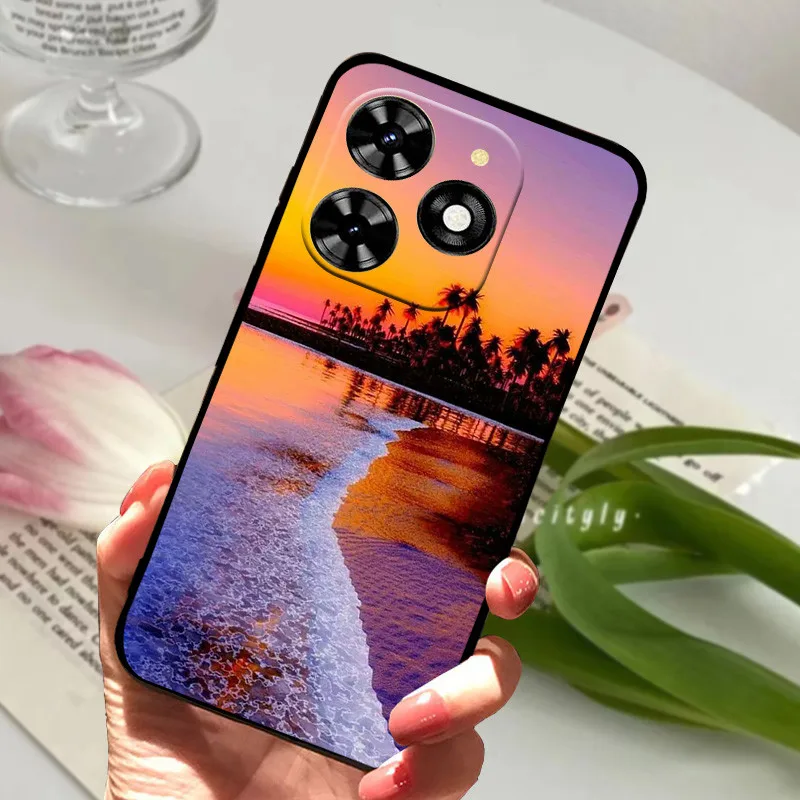 Shockproof Soft TPU Silicone Phone Cover with Cartoon Design