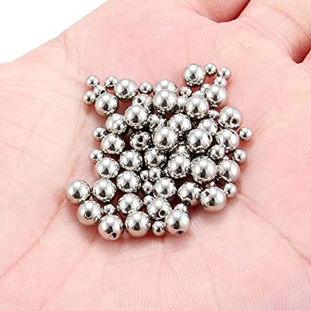Piercing Jewelry 10PCS Stainless Steel Screw Replacement Piercing Ball Labret Eyebrow