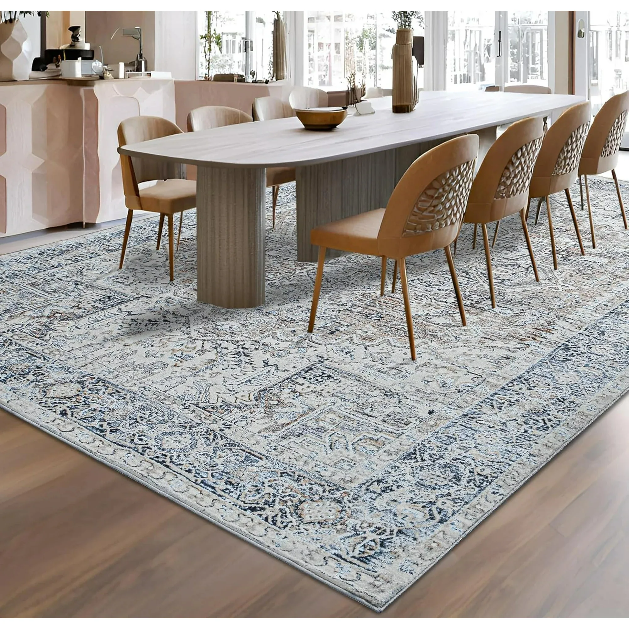 Cashmere Faux Area Rugs 2